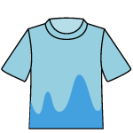 濡れているもの