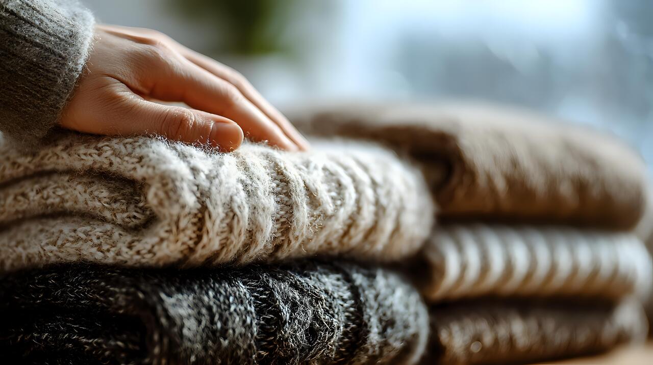 スマホで宅配クリーニングを注文するイメージ